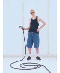 BEAVER/B omnivore/ビーオムニボー　DENIM BELT SHORTS デニムベルトショーツ/508216089