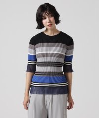 RoyalFlash/AULA AILA/アウラアイラ/MULTI BORDER KNIT/508216106