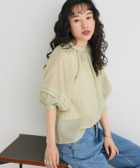 CRAFT STANDARD BOUTIQUE/クラフトスタンダードブティック CRAFT STANDARD BOUTIQUE ストライプジャカードパフスリーブブラウス/508217878
