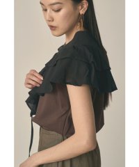 marjour/マージュール marjour DOUBLE RUFFLE COLLAR/508218293