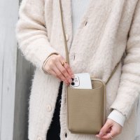 Mia Borsa/ミアボルサ Mia Borsa [Mia Borsa]本革レザースマホポーチ スマホショルダー/508218306