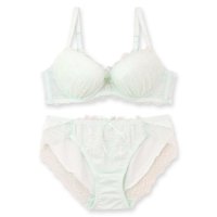 fran de lingerie/フランデランジェリー fran de lingerie きらめくフェミニンなフラワー刺繍レース自分らしいバストに 「ナチュラルデイリーブラ004 ペアブラジャー/508218362