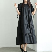 Sawa a la mode/サワアラモード Sawa a la mode ふんわり甘めな大人のティアードワンピース/508218386