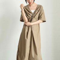 Sawa a la mode/サワアラモード Sawa a la mode 「即洒落る」フロントツイストギャザーワンピース/508218397