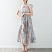 Sawa a la mode/サワアラモード Sawa a la mode 選べるデザインティアードフレアワンピース/508218402