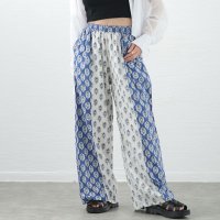 Sawa a la mode/サワアラモード Sawa a la mode 高見えするエスニック風プリントワイドパンツ/508218403