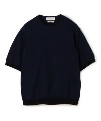 TOMORROWLAND MENS/TOMORROWLAND tricot チェック柄 コットンハーフスリーブ ニット/508218490