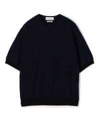 TOMORROWLAND MENS/TOMORROWLAND tricot ペイズリー柄 コットンハーフスリーブ ニット/508218491