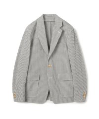 TOMORROWLAND MENS/ウールポリエステル サッカー シングルブレステッド3Bジャケット/508218493