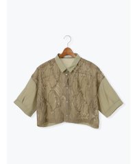 Lugnoncure/チュールレース切替シアーシャツ《2025summer catalog item》/508218802