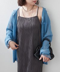 NICE CLAUP/OLIVE des OLIVE OUTLET/ウェーブジャガード柄キャミワンピース/508218822