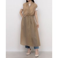 ENLIGHTENMENT/エンライトメント ENLIGHTENMENT DRAPE NECK WRAPDRESS/508219068