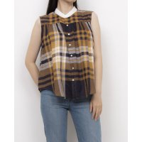 ENLIGHTENMENT/エンライトメント ENLIGHTENMENT BIG CHECK N/S BLOUSE/508219076