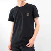 VERSACE/ヴェルサーチェ VERSACE VERSACE メデューサ クルーネック 半袖Tシャツ ブラック ホワイト 黒 白/508219100