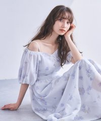 31 Sons de mode/トランテアン ソン ドゥ モード 31 Sons de mode 2025春夏新作 花柄オフショルシアーワンピース/508219322