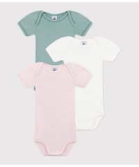 PETIT BATEAU/半袖ボディ３枚組/508219615