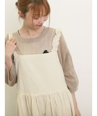 Samansa Mos2/テープロゴ刺繍ニットプルオーバー/508219687
