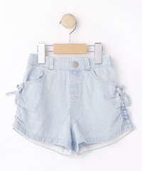 SHOO・LA・RUE(Kids) /【100－150cm】ケミカルデニムシャーリングショートパンツ/508219830