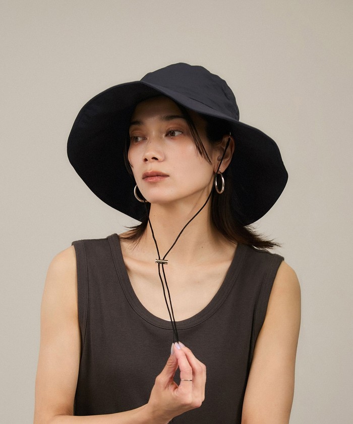 アダムエロペ　2WAYレイヤーハット新品 WEB限定】2WAYレイヤーハット［接触冷感・洗える・撥水