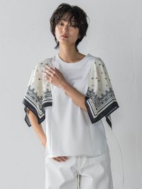 MAYSON GREY/メイソングレイ MAYSON GREY スカーフスリーブプルオーバー≪洗濯機で洗える≫/508219864
