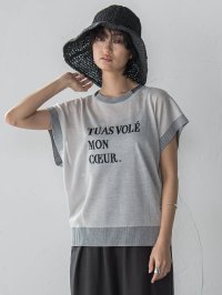 MAYSON GREY/メイソングレイ MAYSON GREY 『心盗まれた』ロゴニットプルオーバー≪手洗い可能≫/508219867