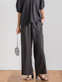 Droite Lautreamont/ドロワット ロートレアモン Droite lautreamont タンブラーブッチャーイージーパンツ≪手洗い可能≫/508219870