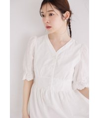 tocco closet/トッコクローゼット tocco closet コットンレースペプラムブラウス/508219875
