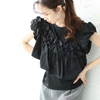 Sawa a la mode/サワアラモード Sawa a la mode オーラを放つアシメデザインフリルカットプルオーバー/508219963
