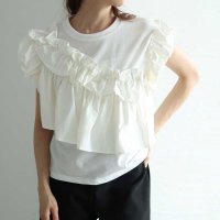 Sawa a la mode/サワアラモード Sawa a la mode オーラを放つアシメデザインフリルカットプルオーバー/508219963