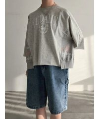 SM2/バックリボンレースアップTシャツ/508220011