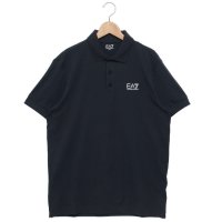 EA7 EMPORIO ARMANI/イーエーセブン エンポリオ アルマーニ EA7 EMPORIO ARMANI Tシャツ カットソー トレインコアアイディー ポロシャツ エアセッテ ロゴ ネイビ/508220019