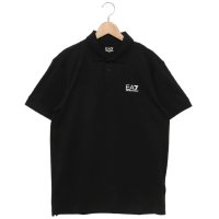 EA7 EMPORIO ARMANI/イーエーセブン エンポリオ アルマーニ EA7 EMPORIO ARMANI Tシャツ カットソー トレインコアアイディー ポロシャツ エアセッテ ロゴ ブラッ/508220021