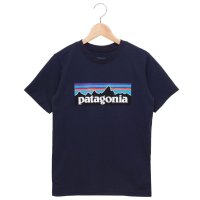 patagonia/パタゴニア Patagonia Tシャツ カットソー キッズ P－6ロゴ Tシャツ ネイビー PATAGONIA 62148 NENA/508220038
