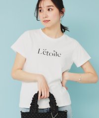 index/《美人百花掲載》ビジュー付きロゴTシャツ【接触冷感/UVケア/吸水速乾/汗ジミ防止/洗濯機洗い可】/508220155