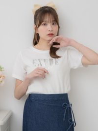Emsexcite/エムズエキサイト ems excite スパンコールロゴTEE/508220269