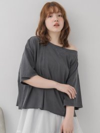 RETRO GIRL/レトロガール RETRO GIRL リメイク切替ワンショルTEE/508220273