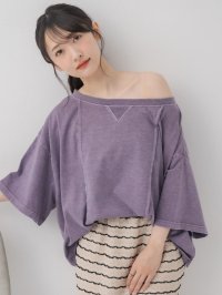 RETRO GIRL/レトロガール RETRO GIRL リメイク切替ワンショルTEE/508220273