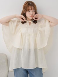RETRO GIRL/レトロガール RETRO GIRL フレアスリーブBL/508220275