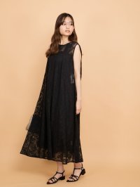 QUEENS COURT/クイーンズコート QUEENS COURT ラッセルレースワンピースアンサンブル≪手洗い可能≫/508220276