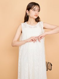 QUEENS COURT/クイーンズコート QUEENS COURT ラッセルレースワンピースアンサンブル≪手洗い可能≫/508220276