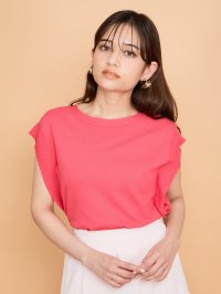 QUEENS COURT/クイーンズコート QUEENS COURT レーヨンニットフレンチトップス/508220279