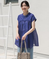 URBAN RESEARCH DOORS/『UR TECH』ボイルギャザーフレンチブラウス/508220365