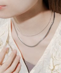 SMELLY/ステンレススネークチェーンレイヤードネックレス/508220494