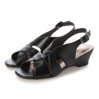 APOM/アポム APOM モールドウエッジアシンメトリースリングバックサンダル45/508220655