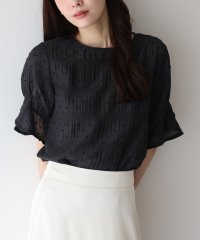 BLUEEAST/ブルーイースト BLUEEAST シアードット半袖ブラウス/508220738