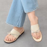 ITALIAN SHOEMAKERS/イタリアンシューメーカーズ ITALIAN SHOEMAKERS ビジューストラップトングサンダル/508220850