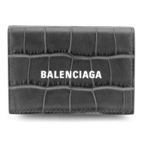 BALENCIAGA/バレンシアガ BALENCIAGA 3つ折り財布 キャッシュ MINI WALLET 594312 1ROP3 1309 BLACK/508220939