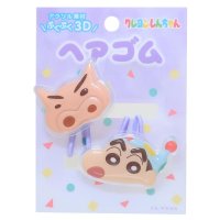 cinemacollection/シネマコレクション cinemacollection クレヨンしんちゃん ヘアアクセ 立体アクリルヘアゴム2P 2本セット パープル アイプランニング 髪飾り /508221021
