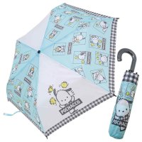 cinemacollection/シネマコレクション cinemacollection ポチャッコ 折りたたみ傘 折り畳み傘 チェック サンリオ ジェイズプランニング 折畳傘 子供 女の子 キャ/508221029