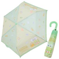 cinemacollection/シネマコレクション cinemacollection けろけろけろっぴ 折りたたみ傘 折り畳み傘 パステルグリーン サンリオ ジェイズプランニング 折畳傘 子供/508221031